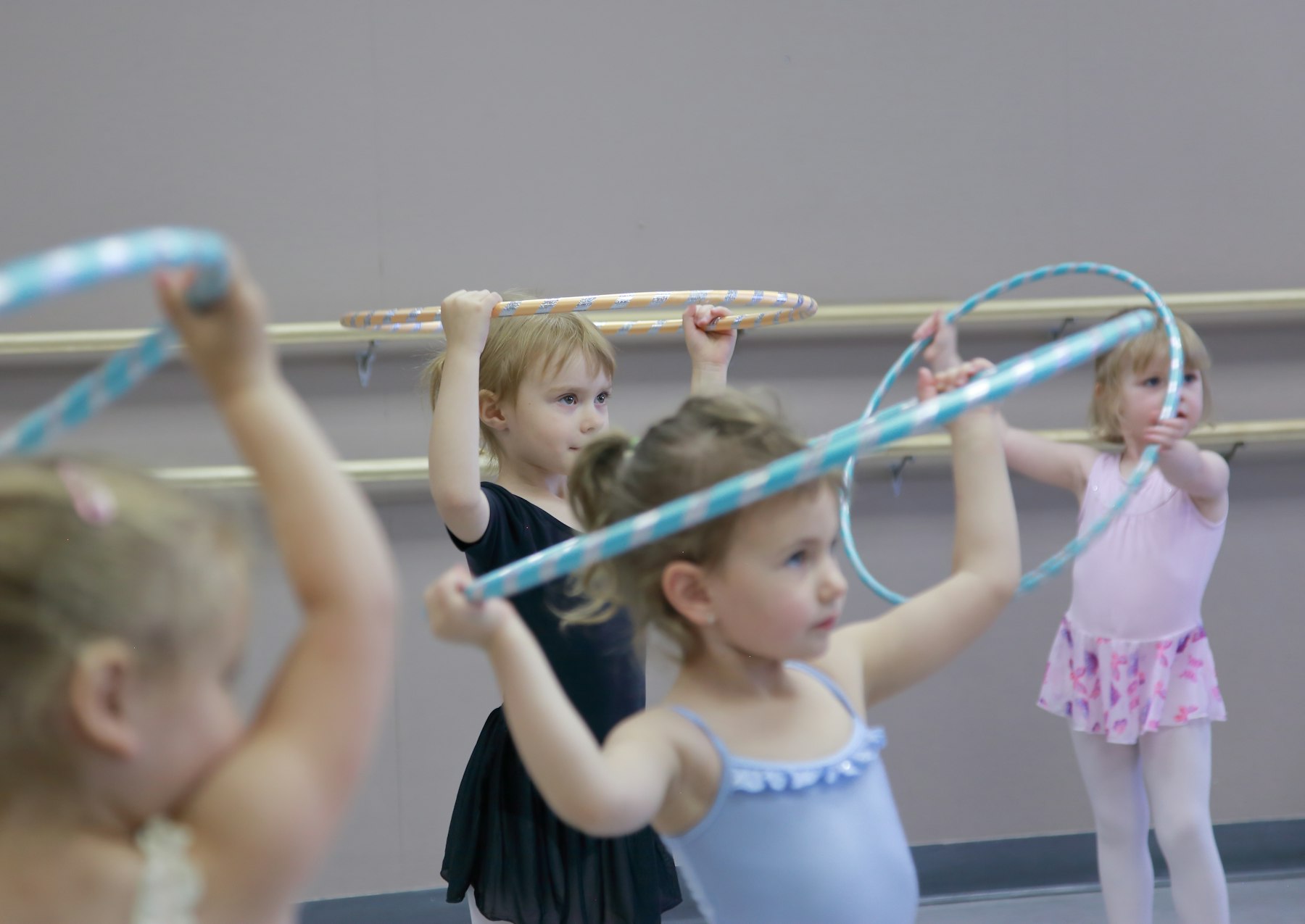 Children enjoying a creative dance class